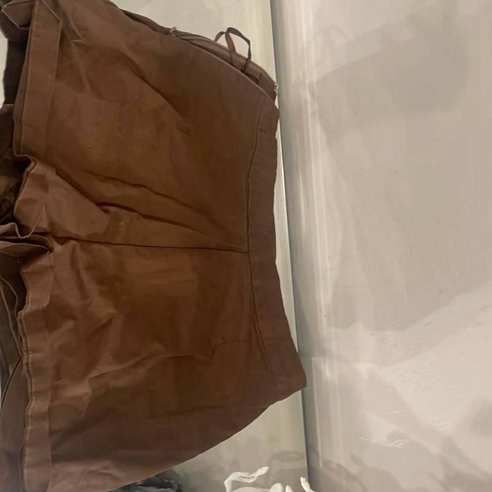 Brown Ruffle Skort - Picture 2 of 3
